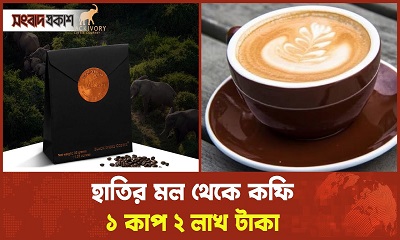 হাতির মল থেকে কফি, ১ কাপ ২ লাখ টাকা