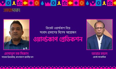 ‘ওয়ার্ল্ডকাপ প্রেডিকশন’ | অতিথি : এহসানুল হক সিজান