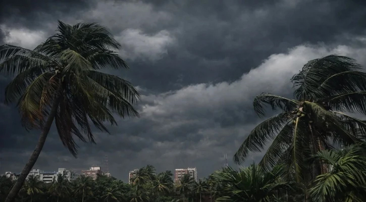 দুপুরের মধ্যে ঢাকাসহ ১৫ জেলায় ৬০ কিমি বেগে ঝড়ের আভাস