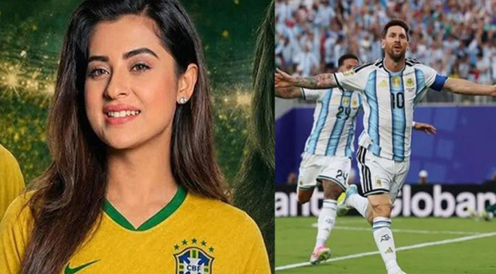মেসি এত ভালো খেলে কেন? প্রশ্ন বুবলীর