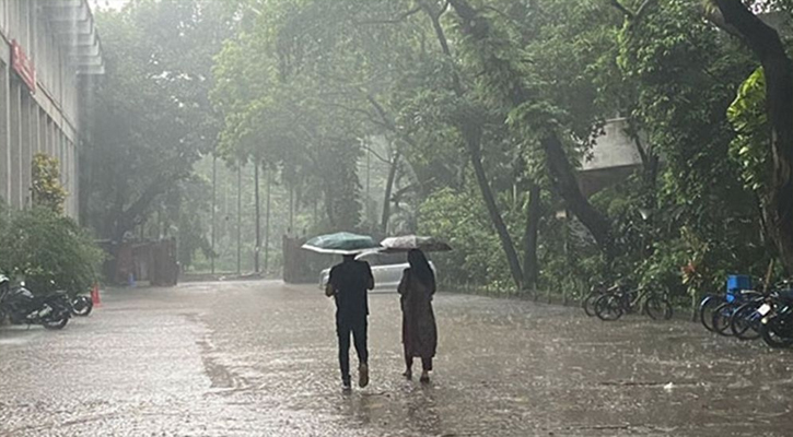 ১৫ জেলায় দুপুরের মধ্যে বজ্রবৃষ্টির আভাস