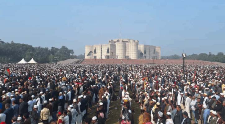 জানাজা সম্পন্ন, অকৃত্রিম ভালোবাসায় আপসহীন নেত্রীকে শেষ বিদায়