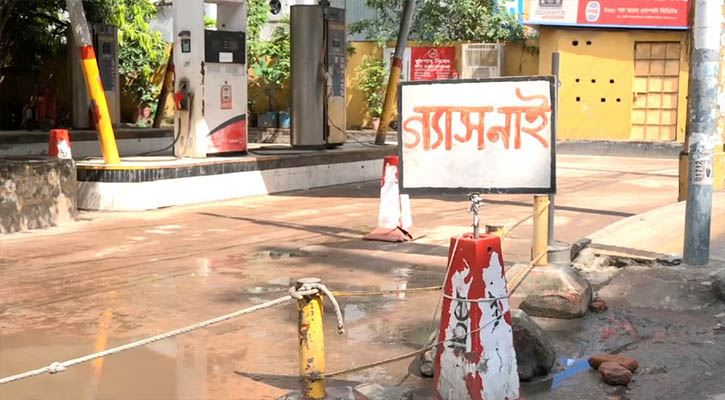 রাজধানীতে সিএনজি ফিলিং স্টেশনে গ্যাস সংকট, ভোগান্তিতে চালকরা