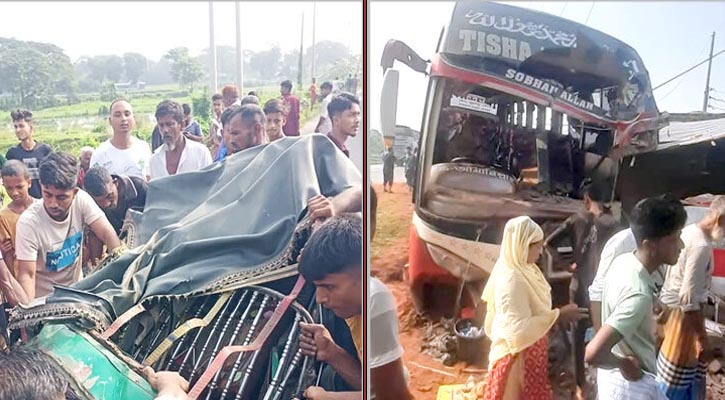 তারাকান্দায় সড়ক দুর্ঘটনায় ৪ জন নিহত