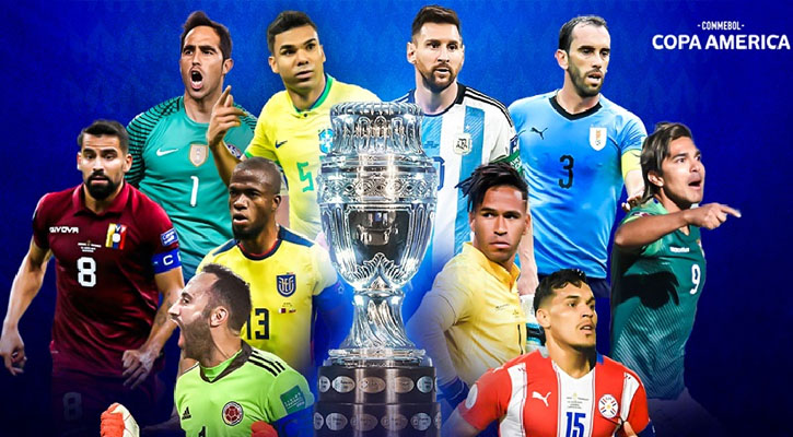 বাংলাদেশ সময় শুক্রবার ভোরে কোপা আমেরিকার ড্র