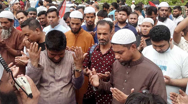 সোহরাওয়ার্দী উদ্যানে ফিলিস্তিনিদের জন্য কাঁদলেন লাখো মানুষ