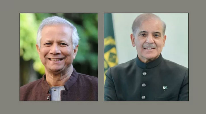 ড. মুহাম্মদ ইউনূসকে অভিনন্দন জানালেন পাকিস্তানের প্রধানমন্ত্রী