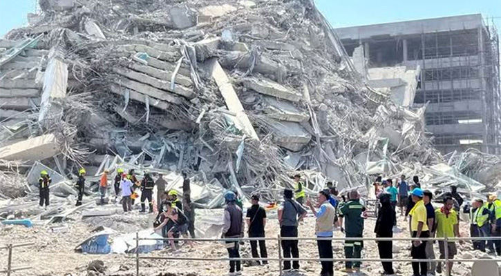 ভূমিকম্পের ধ্বংসস্তূপে চলছে প্রাণের সন্ধান