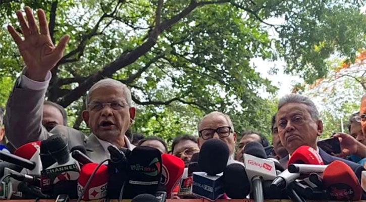 প্রধান উপদেষ্টার সঙ্গে বৈঠক শেষে ফখরুল বললেন, ‘আমরা সন্তুষ্ট নই’