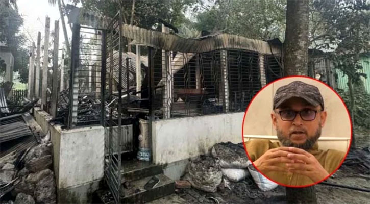 মোটিফ নির্মাণকারী শিল্পীর বাড়িতে আগুন, যা বললেন ফারুকী