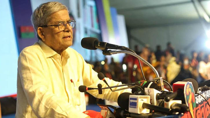দেশ পুনর্গঠনের দায়িত্ব হয়তো বিএনপিকেই নিতে হবে : মির্জা ফখরুল