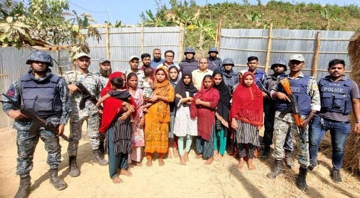 টেকনাফে অপহৃত একই পরিবারের ১১ জনকে উদ্ধার