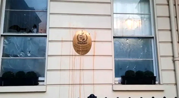 এবার পাকিস্তানি দূতাবাসে হামলা