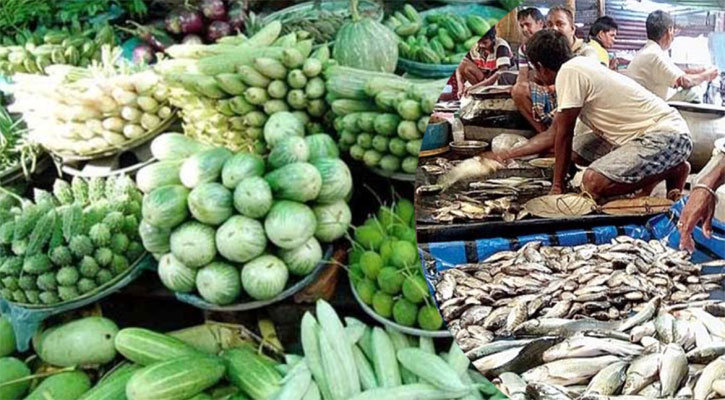 সবজির বাজার ঊর্ধ্বমুখী, অস্বস্তি মাছের বাজারেও