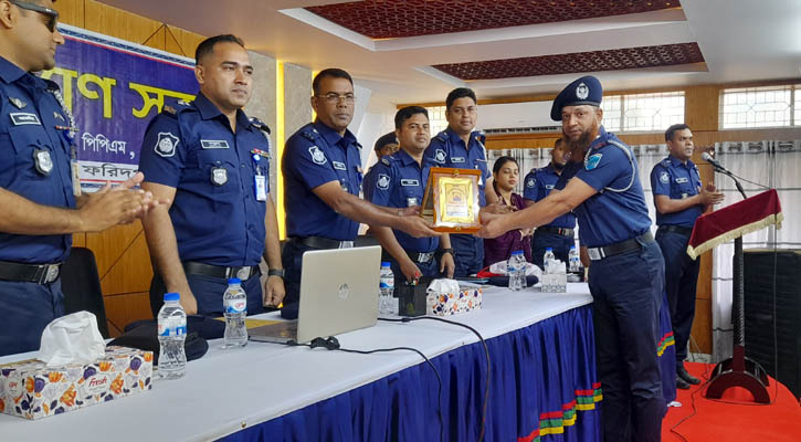 ফরিদপুরের শ্রেষ্ঠ ওসি আশরাফ হোসেন