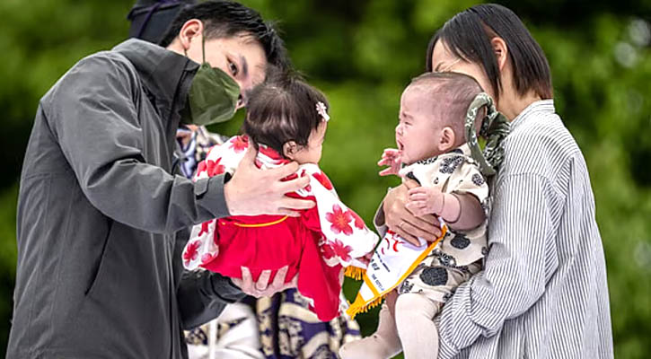 জাপানে টানা ১০ বছর শিশু জন্মের বার্ষিক হার কমছে