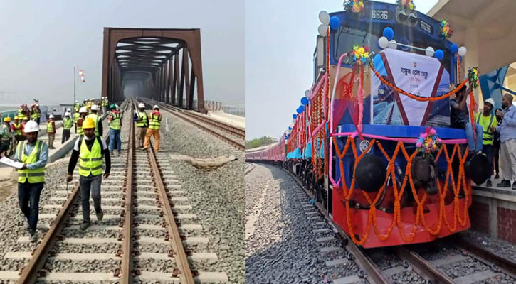 দ্বার খুলল দেশের দীর্ঘতম রেল সেতুর
