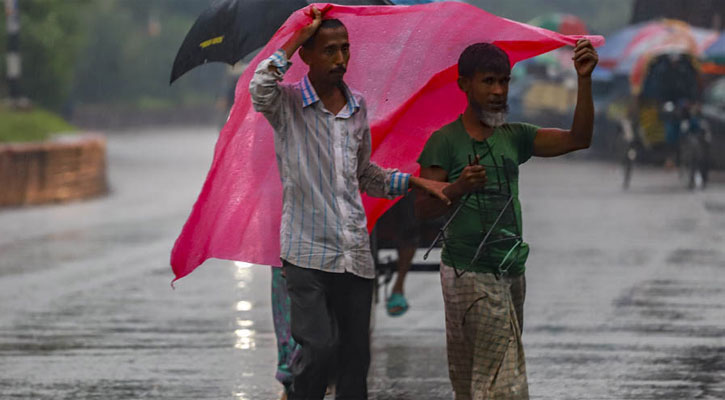 টানা এক সপ্তাহ বজ্রসহ বৃষ্টির পূর্বাভাস