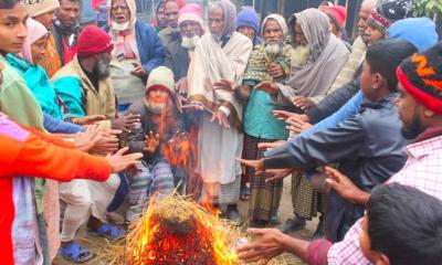 হিমালয়ের হিমবাতাসে  কাঁপছে নীলফামারী