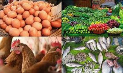 ডিম-মুরগিতে স্বস্তি, মাছ-সবজি চড়া