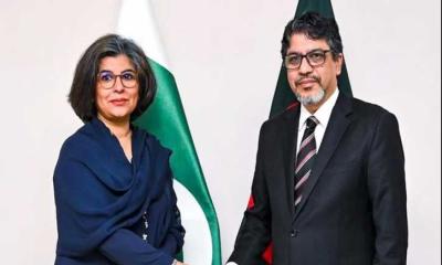 বাংলাদেশের সঙ্গে সম্পর্ক পুনরুজ্জীবিত করার যৌথ অঙ্গীকার প্রতিফলিত হয়েছে: পাকিস্তান