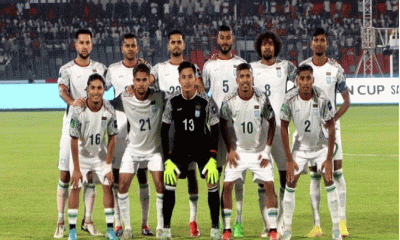 এশিয়ান কাপ : প্রথমার্ধে ১-০ গোলে পিছিয়ে বাংলাদেশ