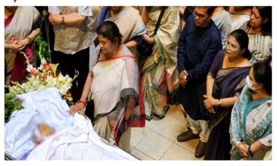 ছায়ানটে সনজীদা খাতুনকে শেষ শ্রদ্ধা