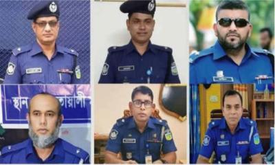 ময়মনসিংহে ৬ থানার ওসিকে বদলি