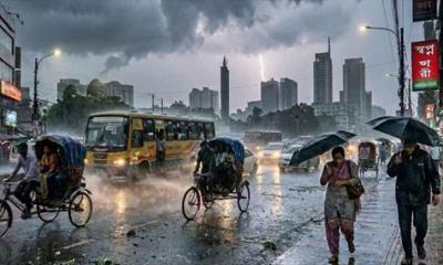 দুপুরের মধ্যে ঢাকাসহ যেসব জেলায় বজ্রবৃষ্টি হতে পারে