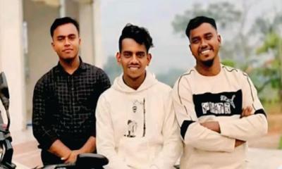বাসচাপায় প্রাণ গেল তিন বন্ধুর