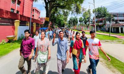 জামায়াত নেতা আজহারের খালাসের প্রতিবাদে বাকৃবি‌তে বিক্ষোভ