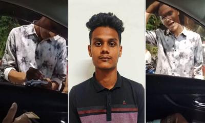প্রাইভেট কার থেকে চাঁদা আদায় করা সেই যুবক রিমান্ডে