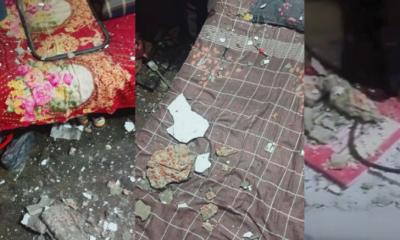 ছাত্রাবাসের ছাদ খসে পড়ে শিক্ষার্থী আহত