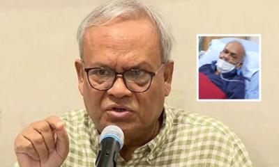 হাসপাতালে ভর্তি বিএনপির রুহুল কবীর রিজভী