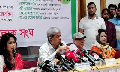 রাষ্ট্র সংস্কারের  বিতর্ক হতাশা তৈরি করেছে : মির্জা ফখরুল