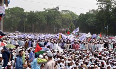 সোহরাওয়ার্দী উদ্যানের সমাবেশ থেকে নতুন কর্মসূচি ঘোষণা হেফাজতের