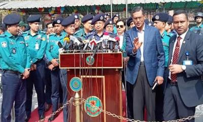 ‘উৎসবমুখর পরিবেশে নির্বাচন উপহার দিতে পুলিশ প্রস্তুত’