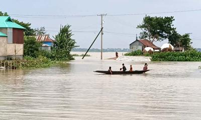 সুনামগঞ্জের নদ-নদীতে বাড়ছে পানি