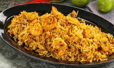 সুস্বাদু গলদা চিংড়ির বিরিয়ানি