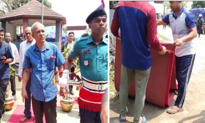 লালগালিচা দেখে স্বরাষ্ট্র উপদেষ্টার রেগে যাওয়ার ভিডিও ‘ভাইরাল’