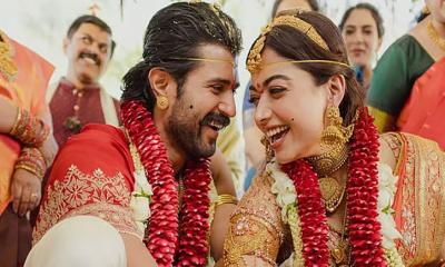 বিয়ে করলেন দক্ষিণি সিনেমার জনপ্রিয়  জুটি রাশমিকা মান্দানা ও বিজয় 