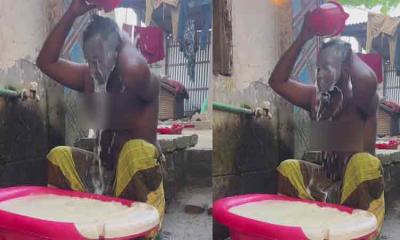 স্ত্রীকে তালাকের পর এক মণ দুধ দিয়ে প্রবাসীর গোসল