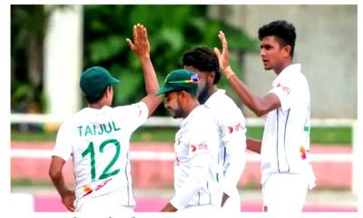 নাহিদ রানার তোপে ম্যাচে ফিরেছে বাংলাদেশ