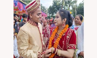 জামিলের প্রেমের টানে নওগাঁয় মালয়েশিয়ান তরুণী