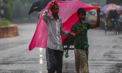 টানা এক সপ্তাহ বজ্রসহ বৃষ্টির পূর্বাভাস
