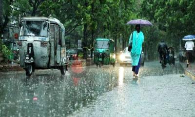 সন্ধ্যার মধ্যে বজ্রসহ বৃষ্টি হতে পারে যেসব অঞ্চলে