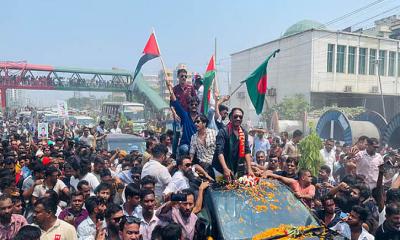 কারামুক্ত হলেন আলোচিত সেই জাকির, শোডাউনে তীব্র যানজট