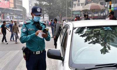 ট্রাফিক আইন লঙ্ঘনে ডিএমপির ১৫৮২ মামলা