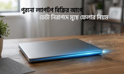 পুরনো ল্যাপটপ বিক্রির আগে ডেটা নিরাপদে মুছে ফেলার নিয়ম