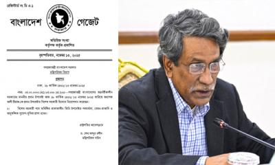 আলী রীয়াজকে প্রধান উপদেষ্টার বিশেষ সহকারী হিসেবে নিয়োগ দিয়ে প্রজ্ঞাপন